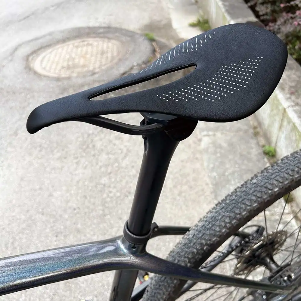 ELITA ONE Carbon Saddle Super Light 90g 240*143mm MTB/Road Bike Saddle Carbon Rails 7x9mm Bicycle seat image 5
