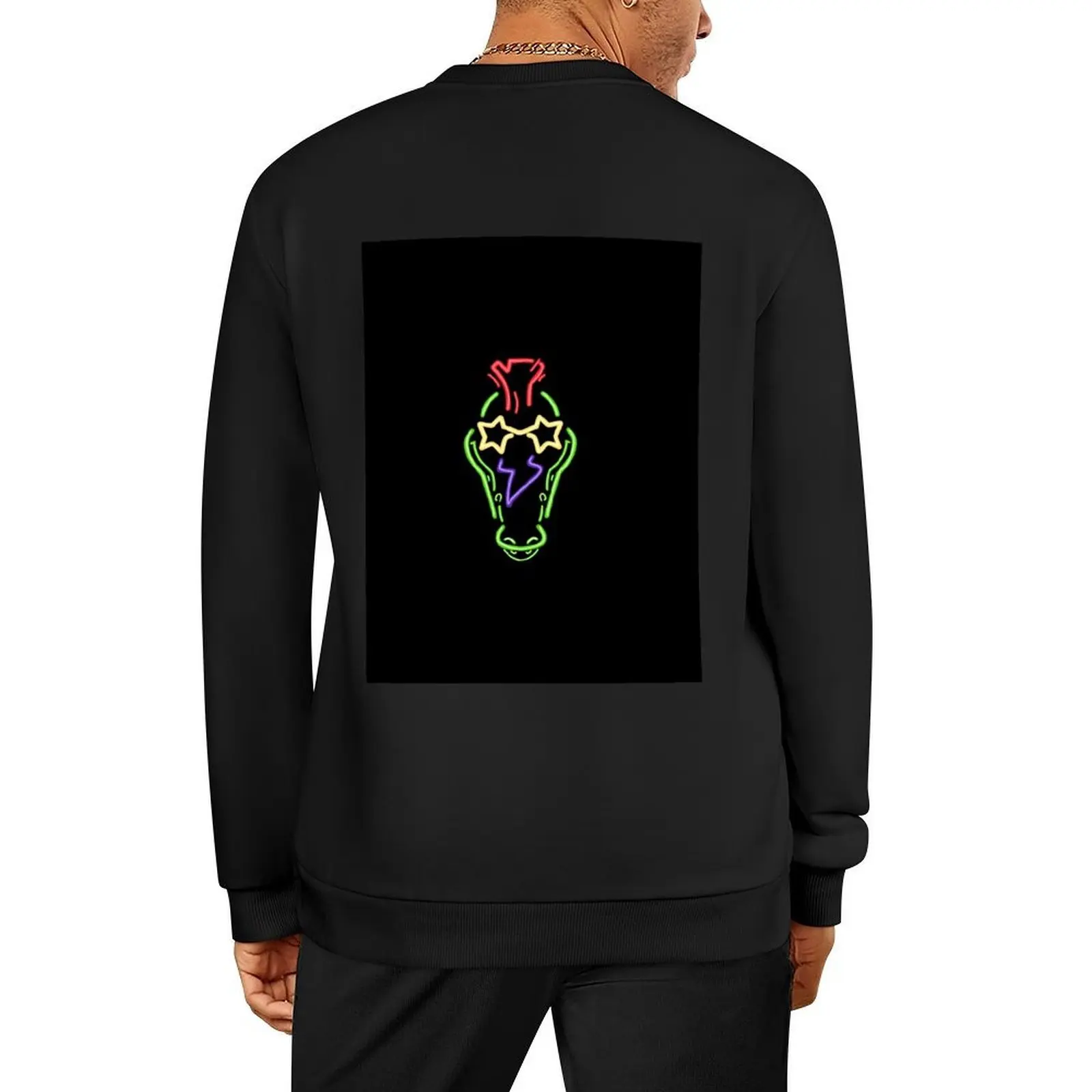 

Montgomery Gator LED face sign Pullover autumn clothes men clothes men's coat blouse autumn sweatshirt