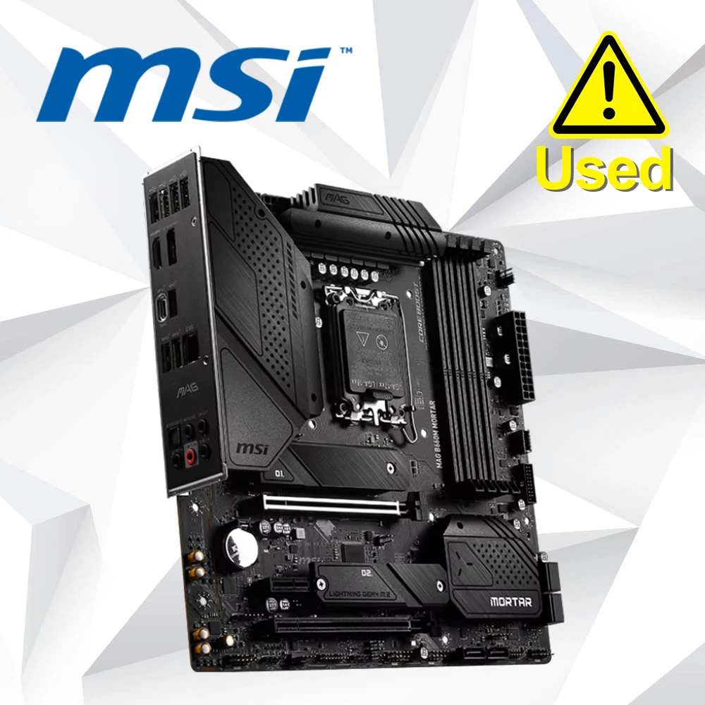 MSI B660M MORTAR DDR4 Intel B660 4800(OC) 128G Support 12 Intel Desktop CPU Motherboard Socket LGA 1700