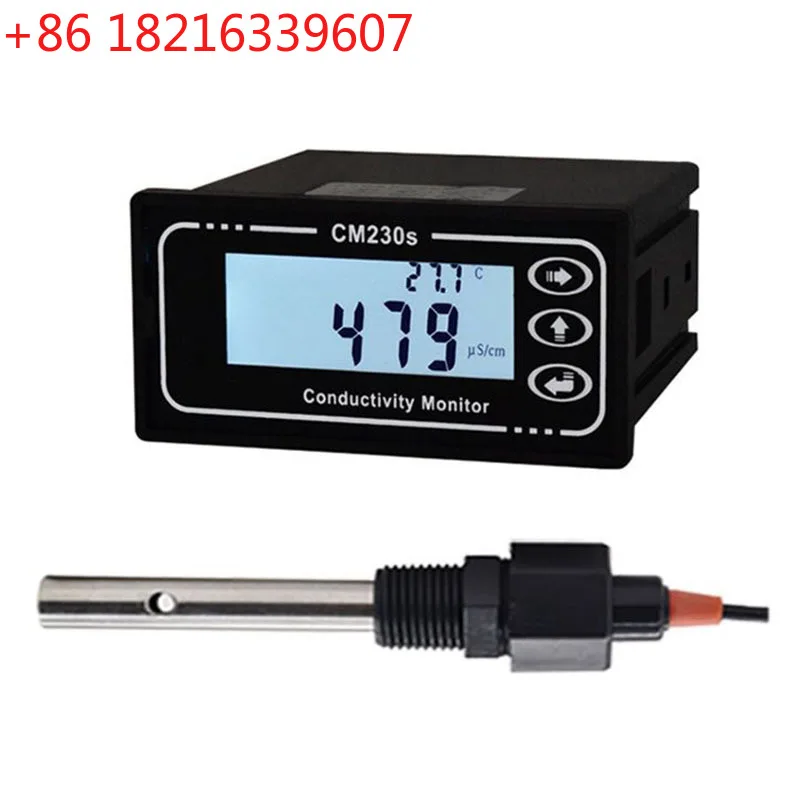 YAO CM-230S Online Conductivity Meter TDS Meter EC Sensor Conductivity Adapts To A Variety OF Electrode Pure Water Monitors