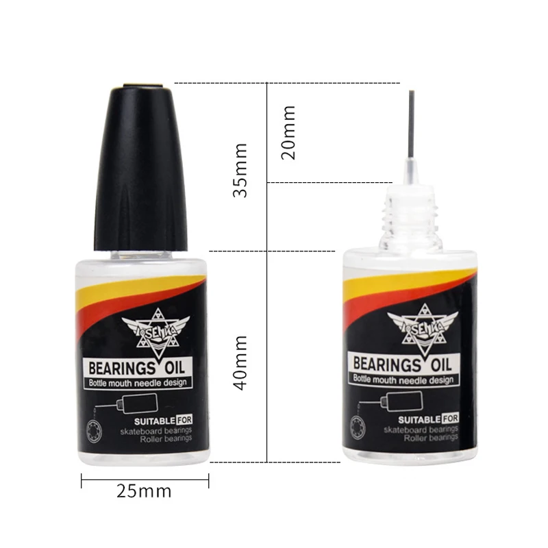 1PC Skateboard Bearings Lubricant Repair Oil 20ml Lubricant Bearing Lubricating Oil For Roller Skate Drift Board