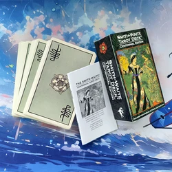 12X7CM Size Cards.Smith Waite Divination Centennial edition Tarot Deck cards for beginners and guide book