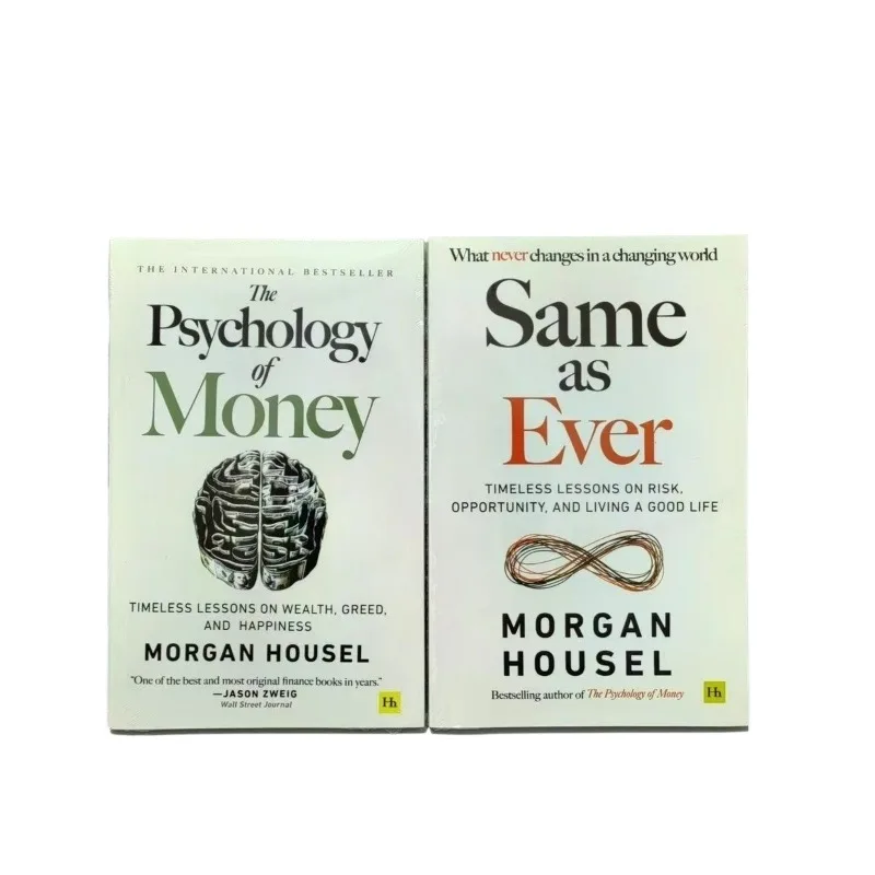 2 Books By Morgan Housel The Psychology of Money and Same As Ever Book in English Paperback