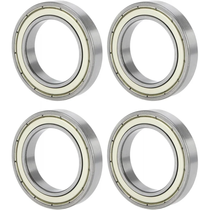 6907ZZ Deep Groove Ball Bearings P6 35x55x10mm Lubricated Bearings Double Metal Seal Silver Tone Scooter Skateboard Wheel