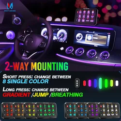 Mictuning RGB 12 gangs On-Off Control Switch Panel Universal Power System LED Light Electronic Relay System for SUV CAMPER RV
