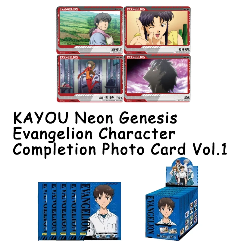 KAYOU Evangelion Character Completion Photo Card Vol.1 Premium Trading Cards Gift Set For Anime Fans
