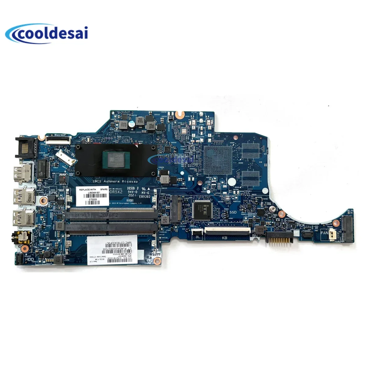 930574-001 930574-501 930574-601 For HP 14-BF Laptop Motherboard DCM40 LA-F031P With SR342 I5-7200U CPU  100%Full Tested Good