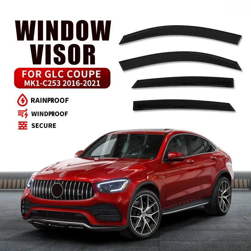 Fit For Benz GLC 200 260 300 Coupe X253 X254 C253 Window visor