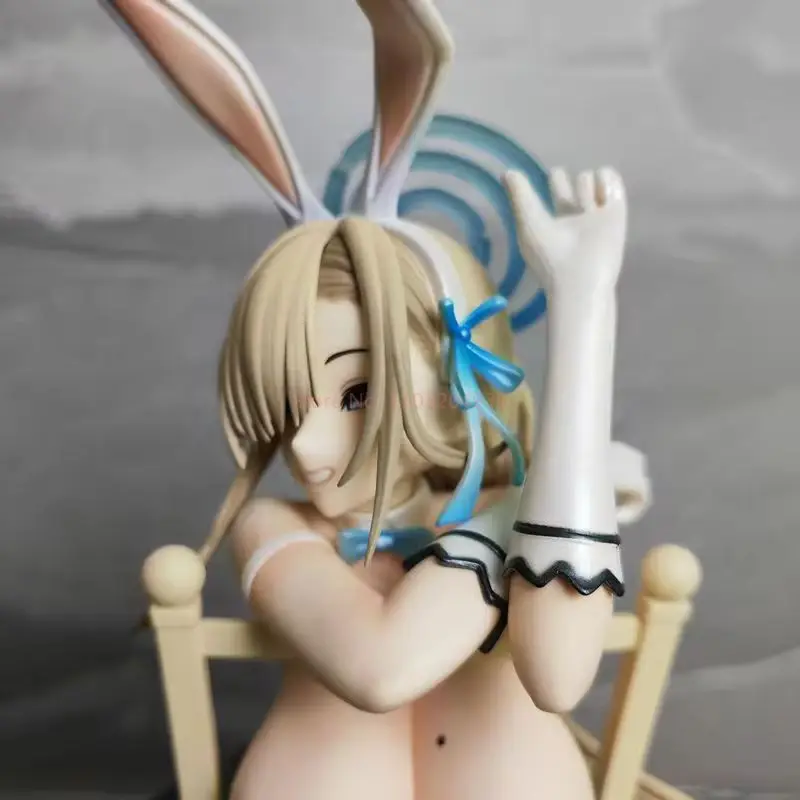 Nowa niebieska figurka archiwum Ichinose Asuna Anime Bunny Girl pcv figurka zabawka gra statua dorosły model kolekcjonerski lalka