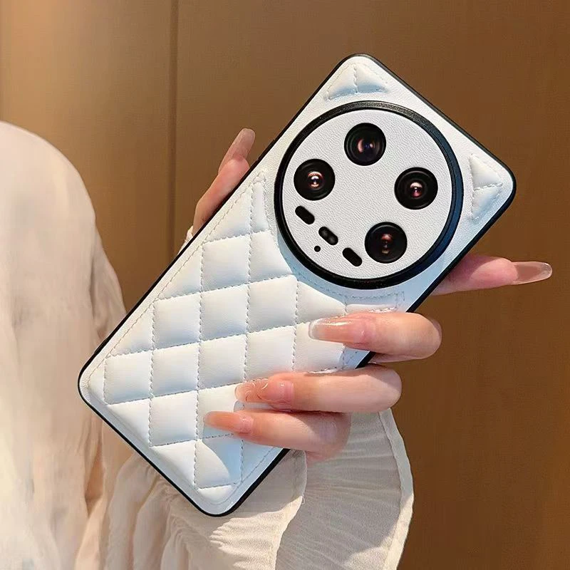

For Xiaomi 14 Ultra Case Soft Skin Fashion Leather Cover For Xiaomi 14 Ultra Mi14 Mi 14Ultra Phone Case Shell Luxury Bag Covers