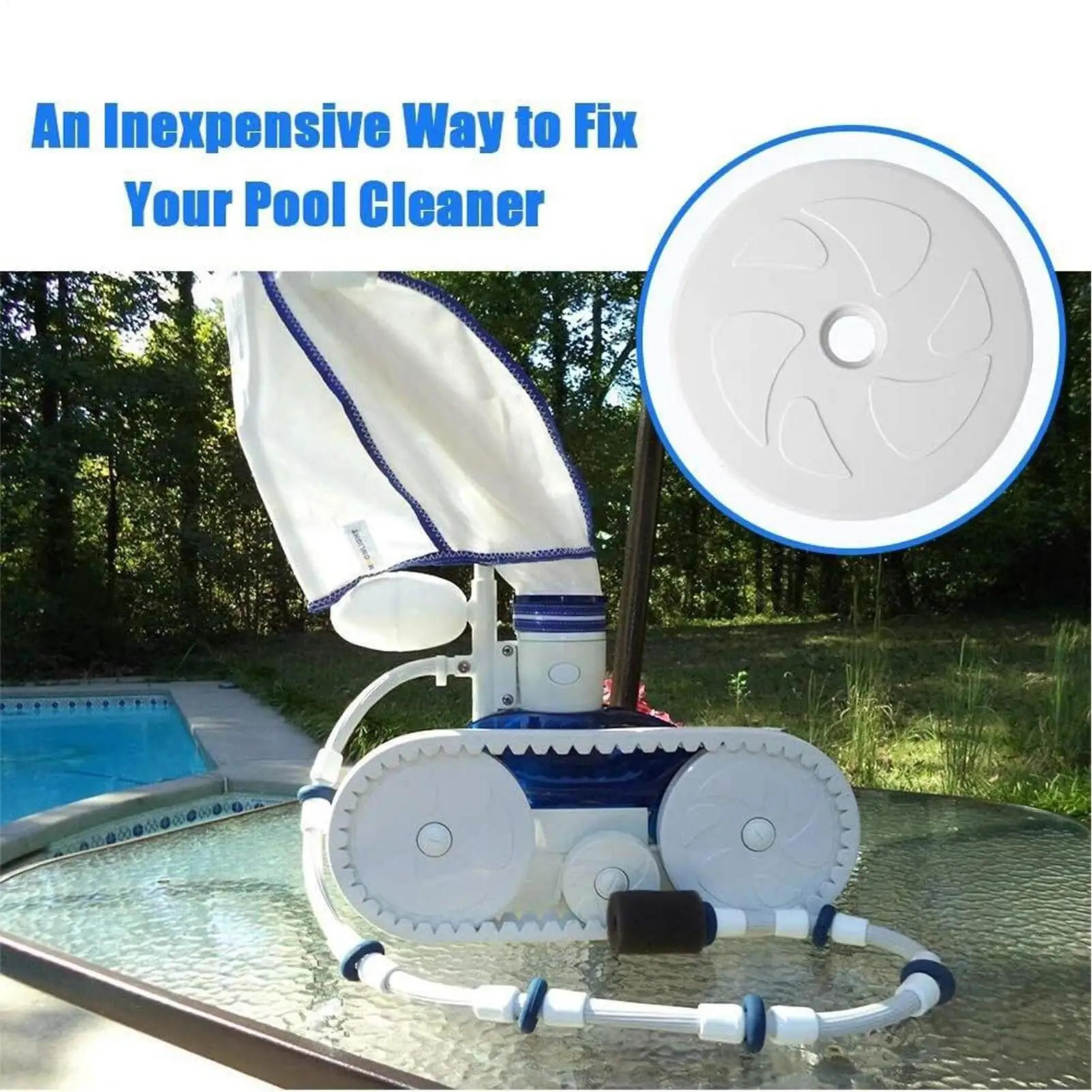 

Сменные колеса для очистителя бассейна Натяжное колесо для очистителя бассейна с уплотнениями и подшипниками Прочная шайба Оновление для очистки Техническое обслуживание