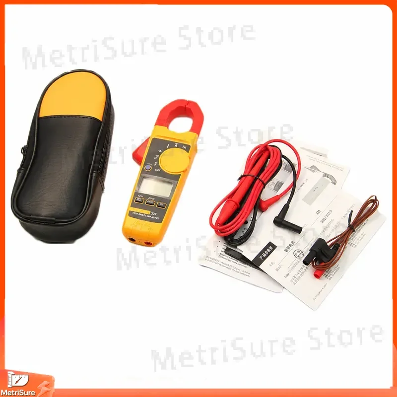 Digital Clamp Meter True RMS AC DC Current Voltage Resistance Continuity Tester Multimeter with Backlight Auto Range for