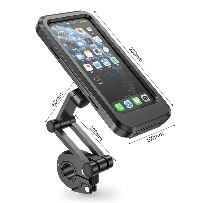 Soporte magnético de teléfono para manillar de bicicleta y motocicleta, resistente al agua