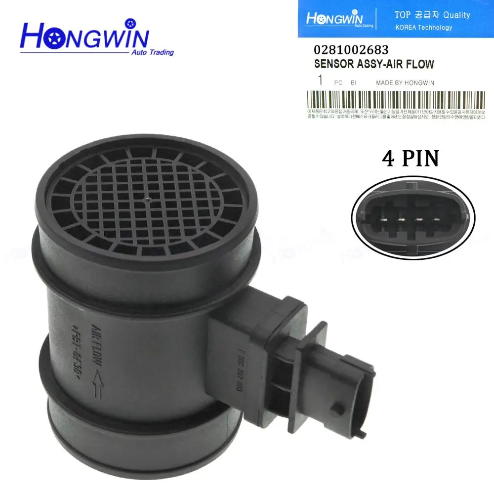 

0281002683 Maf Mass Air Flow Meter Sensor Plug For Chevrolet Captiva Lacetti Nubira Opel Antara H Corsa Signum Vectra 0281002618