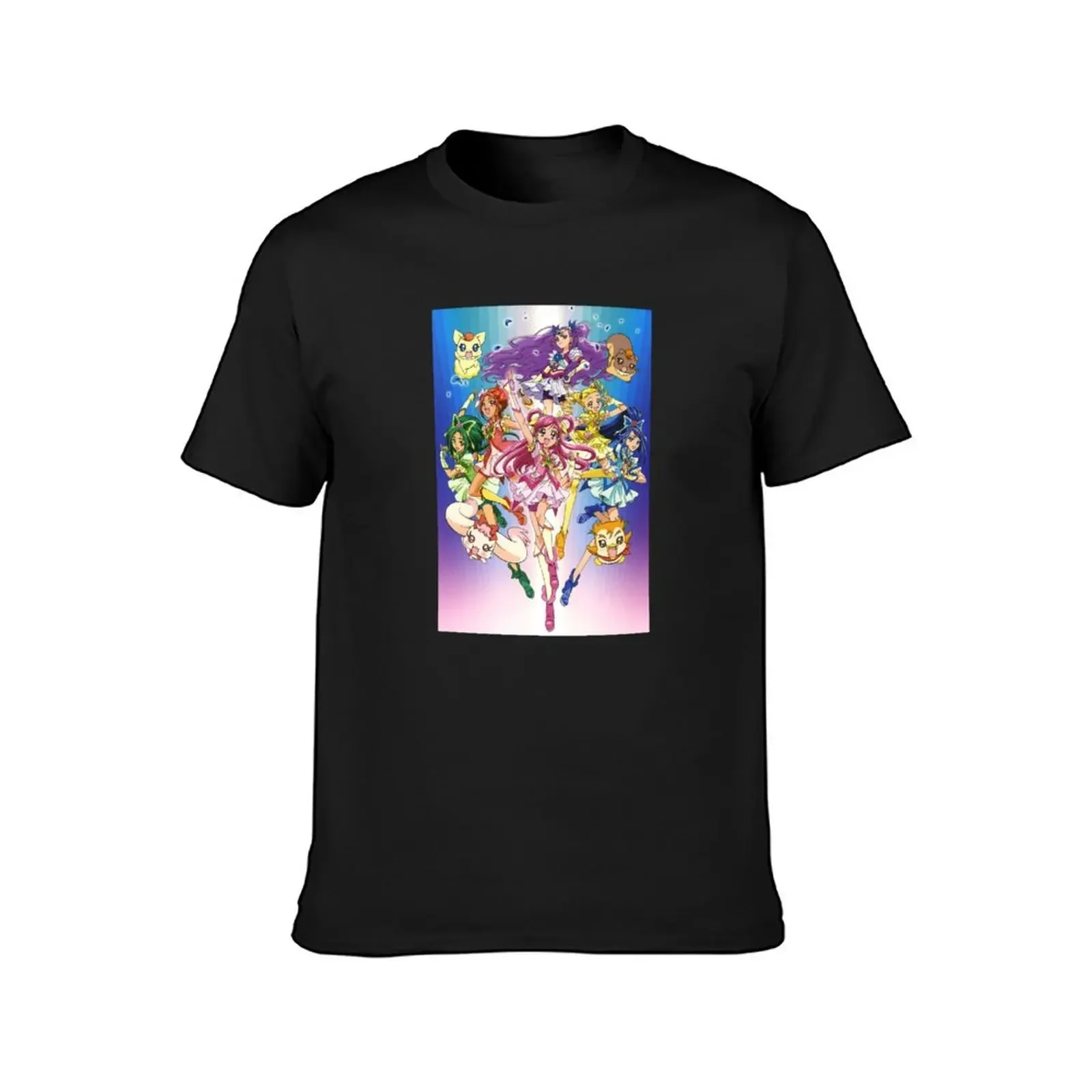 Yes! Pretty Cure 5 GoGo! T-Shirt basketball graphic tees anime summer clothes blue archive clothing for men