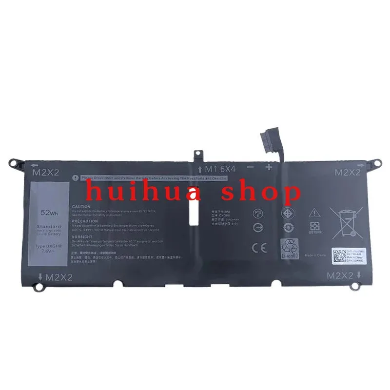 DXGH8 Laptop Battery For Dell XPS 13 9380 9370 7390 For Dell Inspiron 7390 2-in-1 7490 G8VCF H754V 0H754V P82G JM