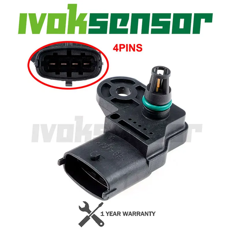 0261230030 0261230174 1BAR Manifold Absolute Boost Pressure MAP Sensor FOR FIAT 500 STILO BRAVA PUNTO DOBLO IDEA LANCIA MUSA