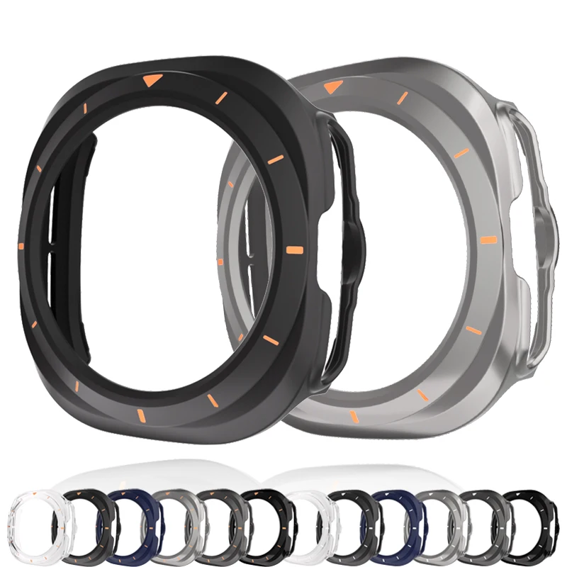 Protective Cover for Samsung Galaxy Watch 7 Ultra 47mm Bumper Shell Protective Case for Samsung Watch 7 Smartwatch Accessories