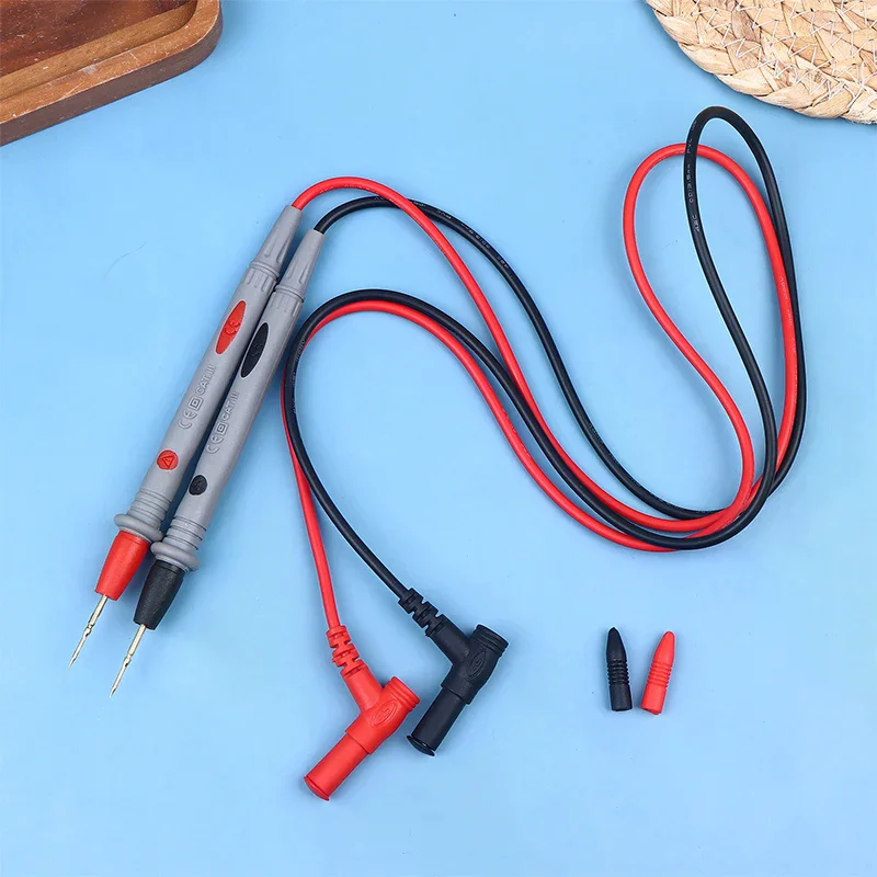 20A 1000V Multimeter Test Heads Needle Pin Digital Multi Meter Head Wire Pen Cable Kit Multimeter Voltmeter Silicone Tester Kit
