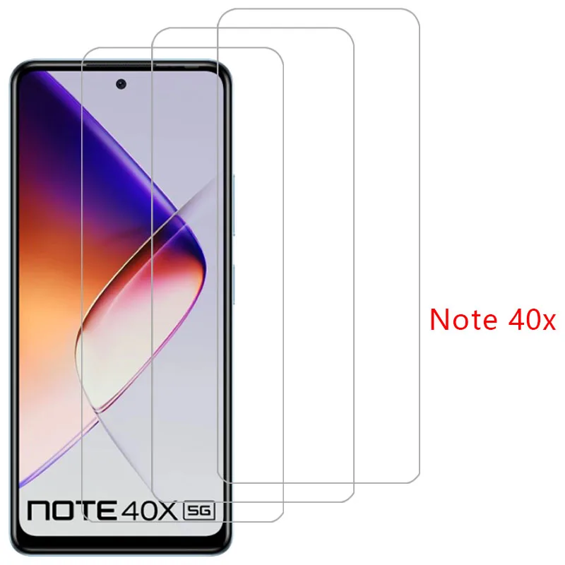 screen protector for infinix note 40x 5g protective tempered glass on infinity note40x not 40 x x40 phone film glas infini infix