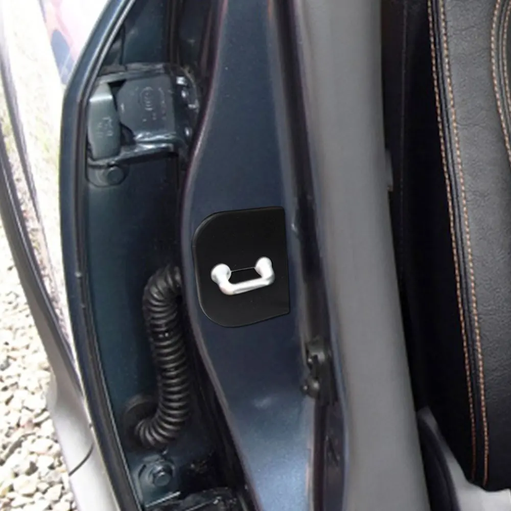 Car Door Lock Catch Cover Stopper Hinge Protection Case Waterproof Buckle for Suzuki Swift MK2 2004-2010 SX4 MK1 2007-2013