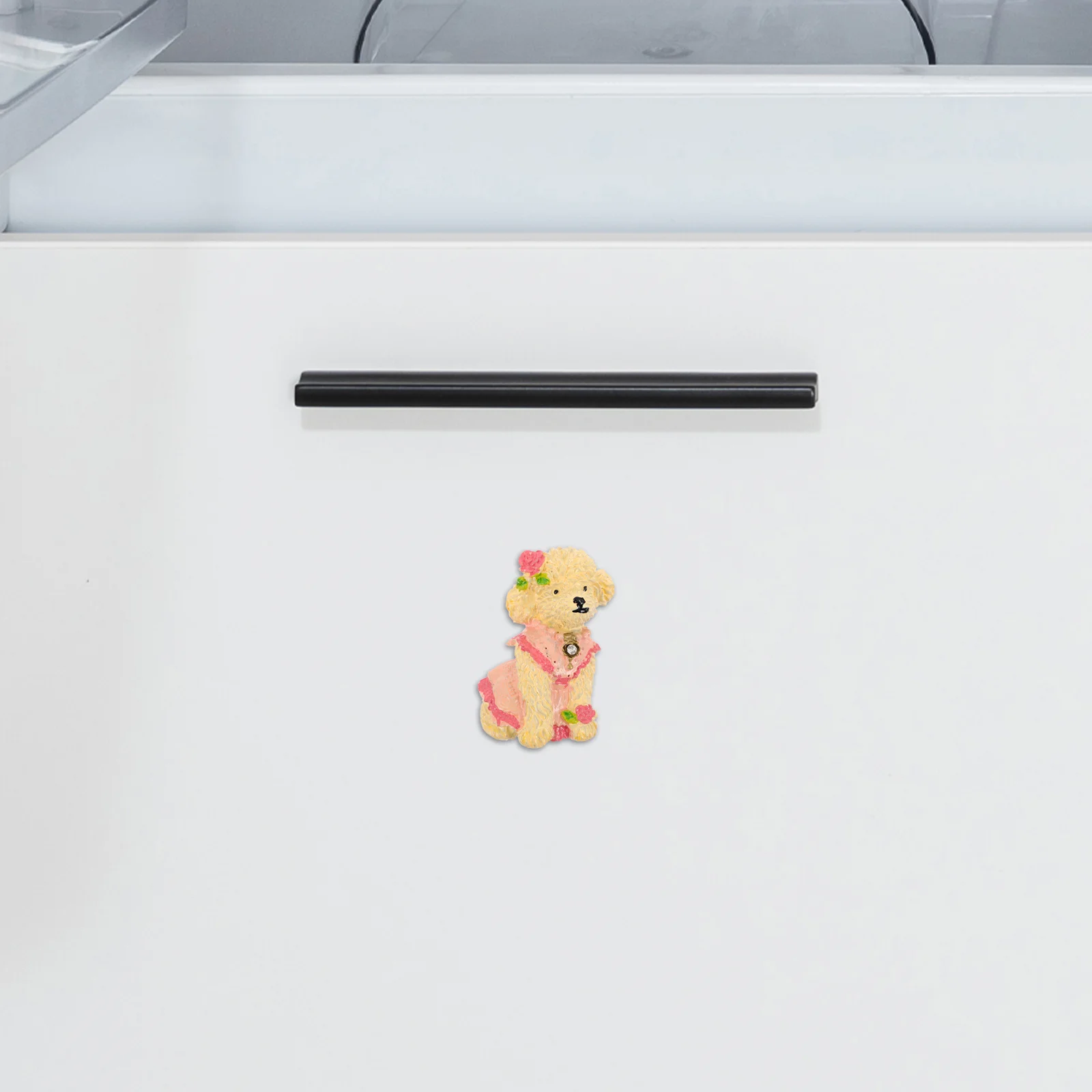 

Cute Fridge Magnets 3D Poodle Resin Animal Magnet For Refrigerator Decor Kitchen Office Home Metal Surfaces Pet Lover Gift