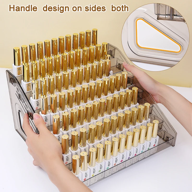 3/4/5/6/7 Layers Acrylic Nail Polish Display Organizer Shelf Clear Cosmetic Rack Frame Jewelry Stand Holder Organization Tools