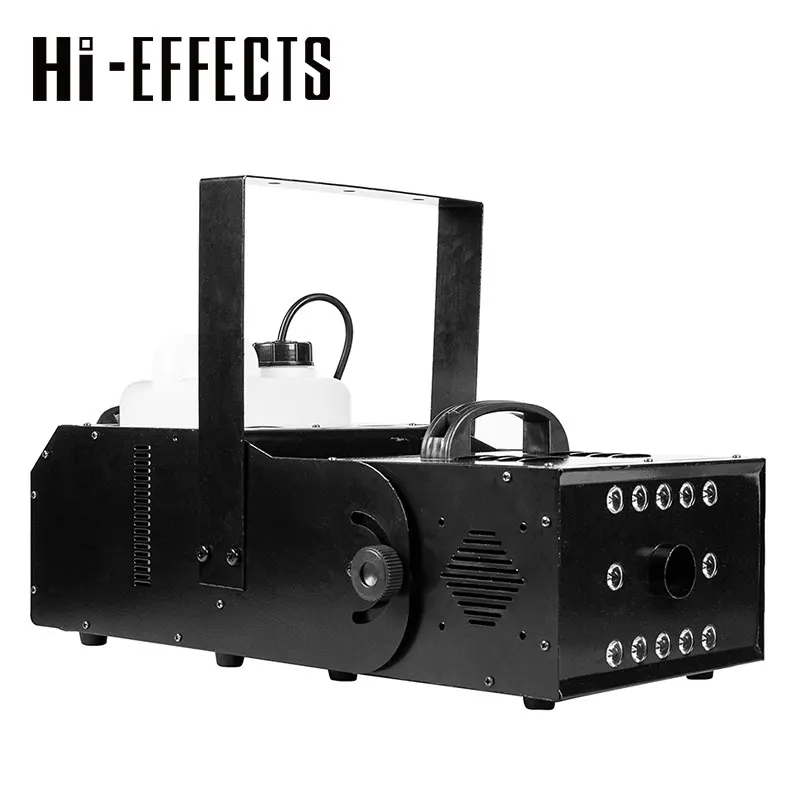 12*3w LED Fog Machine 1500W Stage Effect Smoke Machine DMX Remote Control Fogger Fog Equipment for Nightclub Wedding DJ