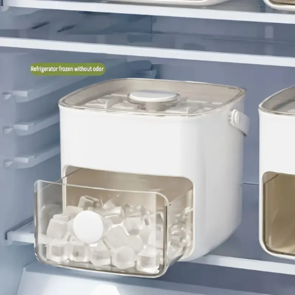 Máquina de hielo portátil eficiente de 48 cubos con bandejas de silicona de doble capa, material PET, capacidad de 1-10 L, No requiere electricidad, Perf