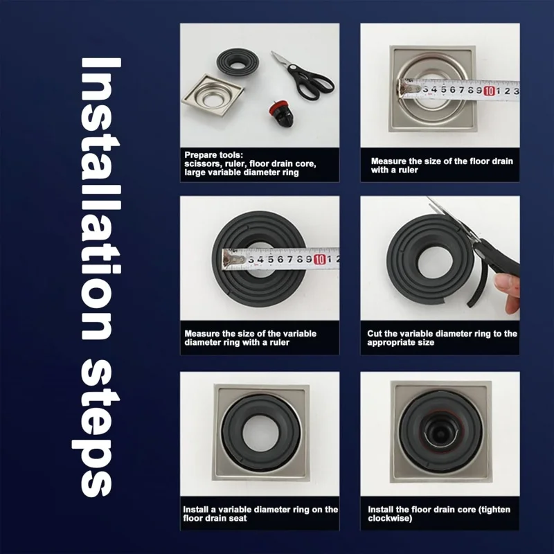 5-10 سنتيمتر عيار النحاس الطابق استنزاف الأساسية الصرف السريع رائحة الحشرات برهان استنزاف مصفاة حوض دش ارتجاعي مانع تصفية التوصيل #6