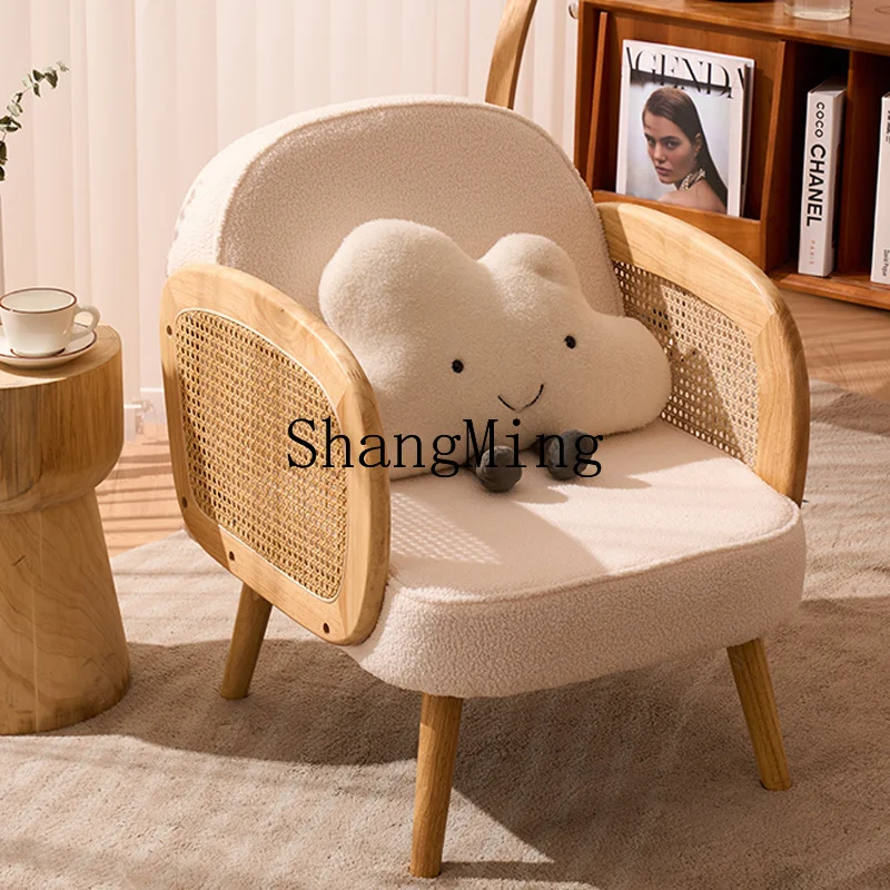 

CL Cafe All Solid Wood Double Card Seat Combination Milk Tea Shop Catering Furniture Reception Single Sofa Chair