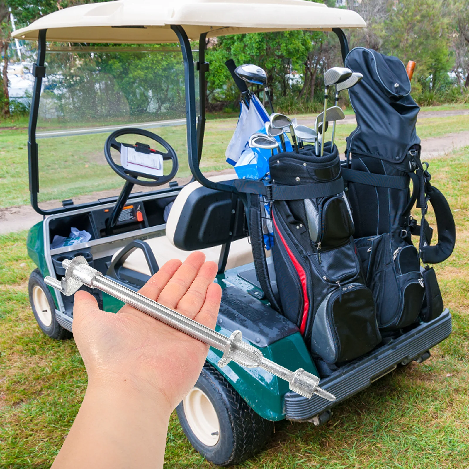 

Golf Cart Front Tie Rod Inner Outer Link End Kit Durable Smooth Drive Easy Installation Wide Compatibility Golf Cart Parts