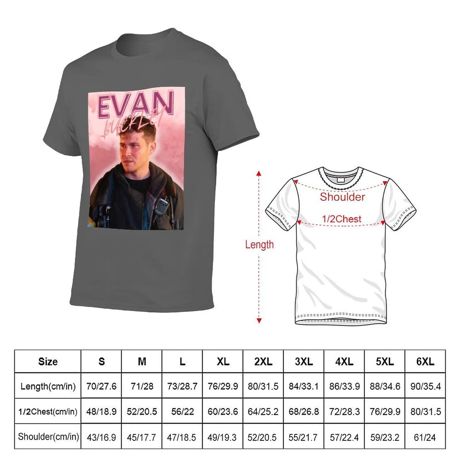Evan Buckley, 9-1-1 T-Shirt t shirts for man slim fit mens graphic t shirts T-Shirt
