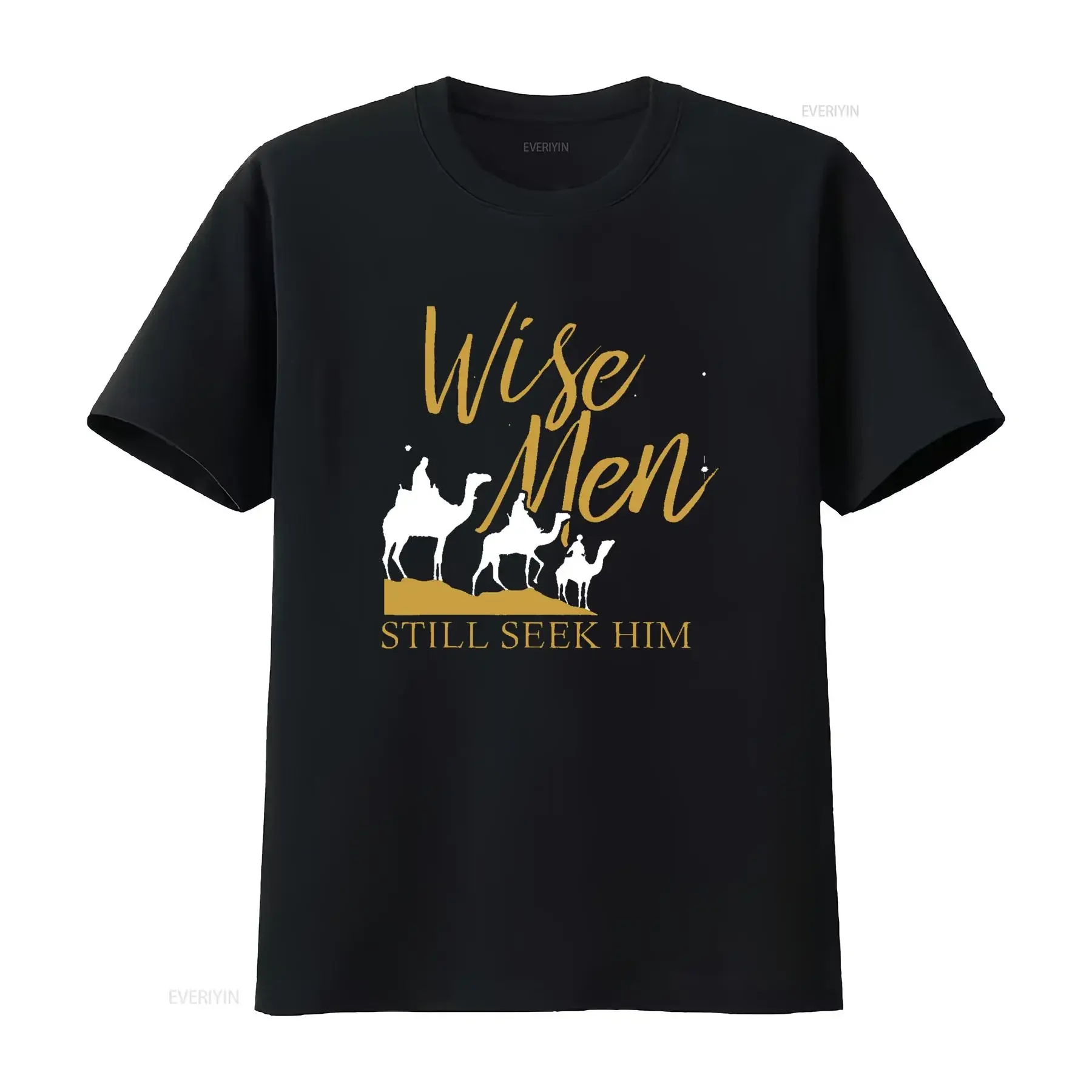 

Wise Still Seek Him Holy Bible Prayer T Shirt vintage Washed homme graphic Top For Everyday Wear streetwear designer clothes