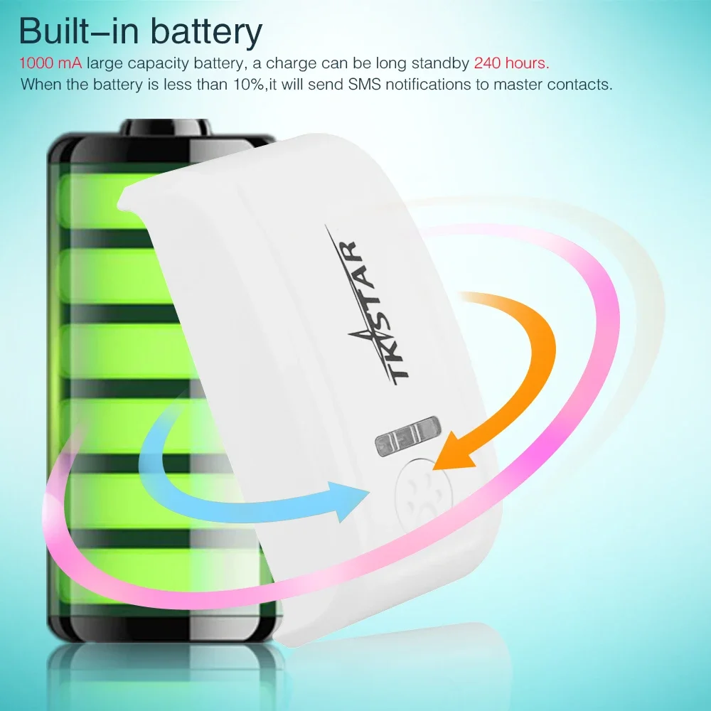 GPS tracker for Pet Tkstar TK909 Realtime Tracking Dog Animal Long Standby GPS Locator