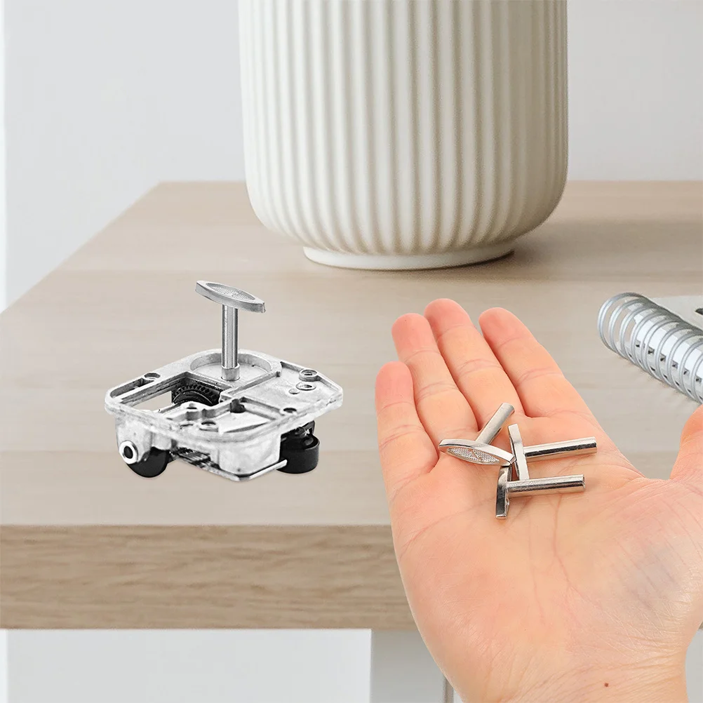 

4pcs Iron Winder Keys For Music Box Replacement Diy Parts Wind Up Mechanism Handle Musical Jewelry Box Key Set Adjustable Tone