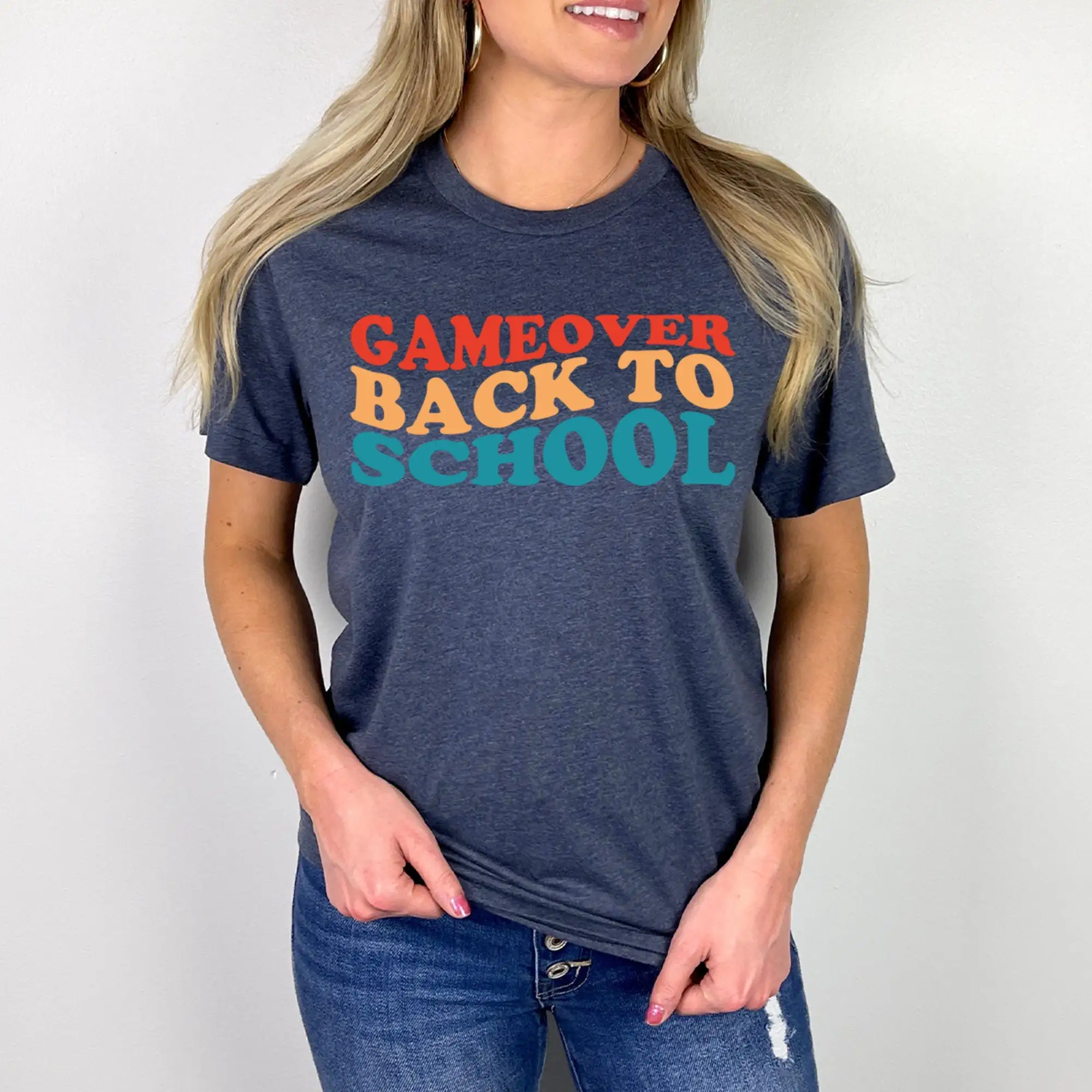 Game Over Back To School T Shirt Teacher For Life