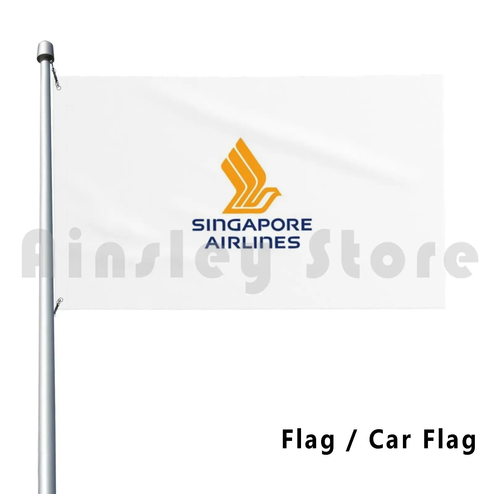 Outdoor Decor Flag Car Flag Singapore Aviation Tail Boeing 767 767 200 Vertical Stabilizer Airplane Travel