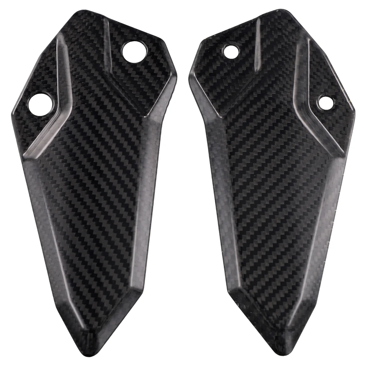 Carbon Fiber Motorcycle Accessories Heel Plates Guards Footrests for -4R ZX4RR ZX25R 2020-2023 2024