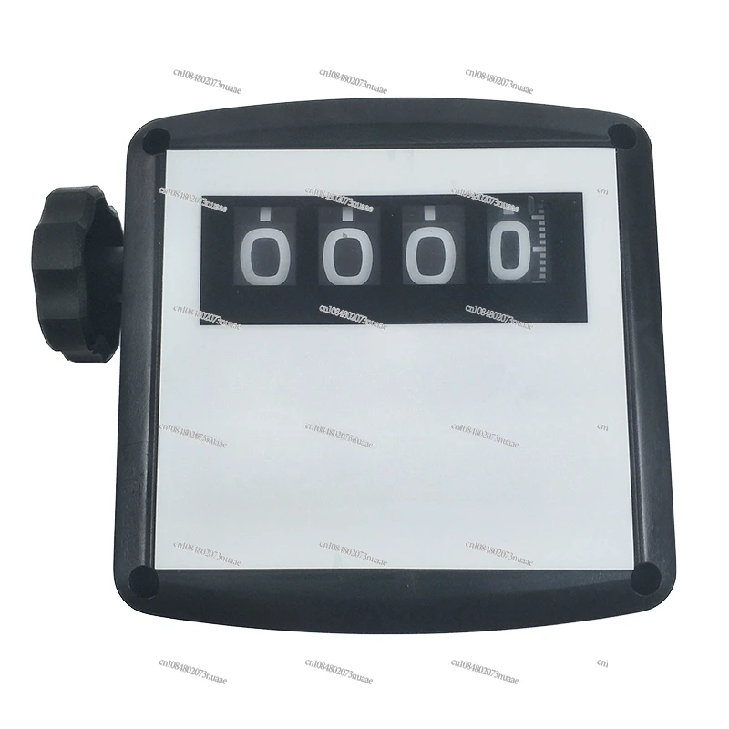 Accurate Mechanical Flow Meter, Four Digit Fuel Counter for Diesel, Gasoline, and Water, FM-120