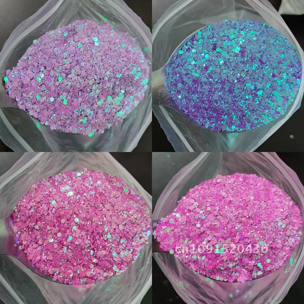 1KG Wholesale Mixed Size Holographic Nails Sequins Manicure Glitter Flakes Paillettes Nail Art Decorations Body/Face Glitter