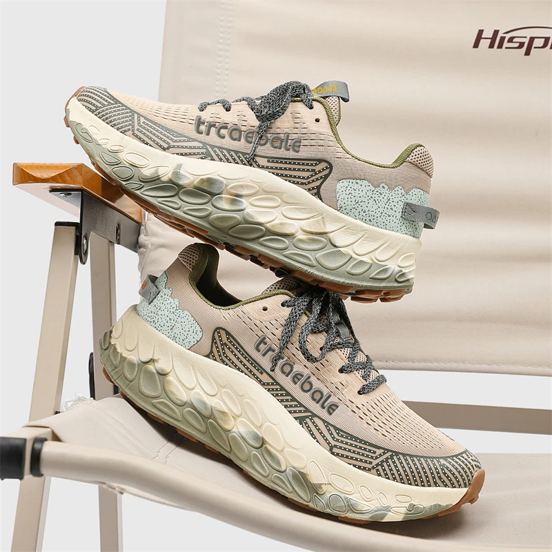 

Мужские кроссовки для хайкинга 2026 года: высококачественные, на шнуровке, для широкой стопы, для горного туризма, износостойкие, для скалолазания