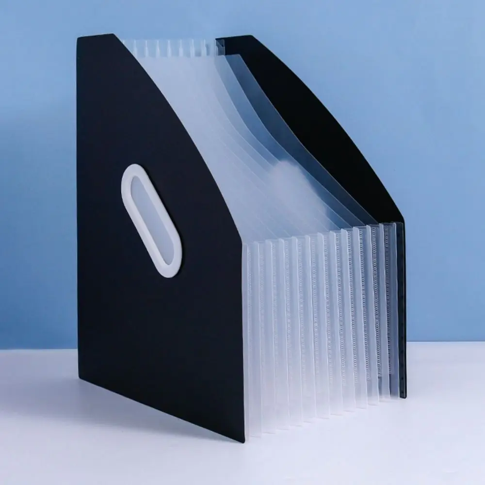 Multi-layer 13 Pockets File Folder Portable Large Capacity A4 Expanding Organ Bag File Storage Waterproof Document Holder
