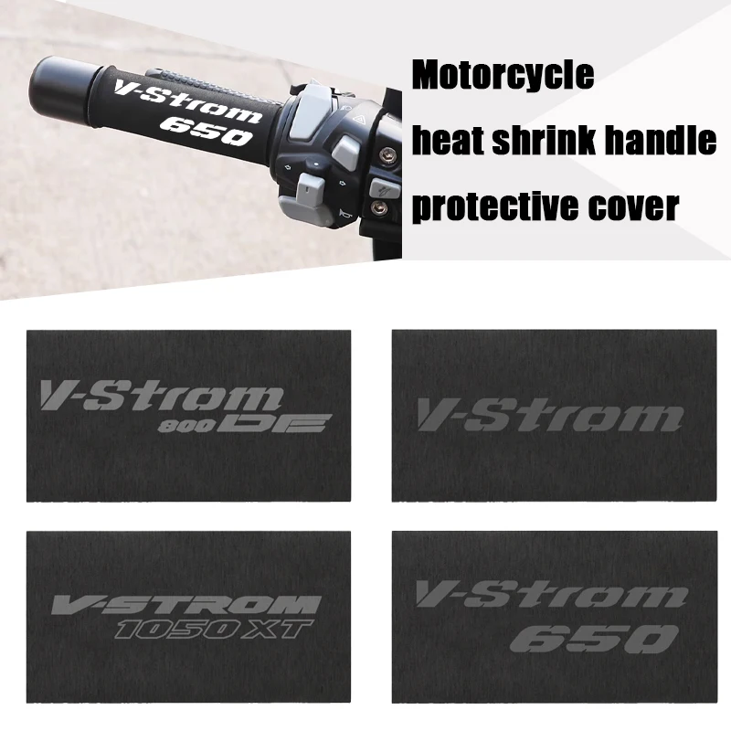 For SUZUKI VSTROM650 800 1000 1050 VSTROM850 DE VSTR0M 650 XT VSTROM 1050 XT VSTROM 1000  Motorcycle Heat Shrink Handlebar Grips