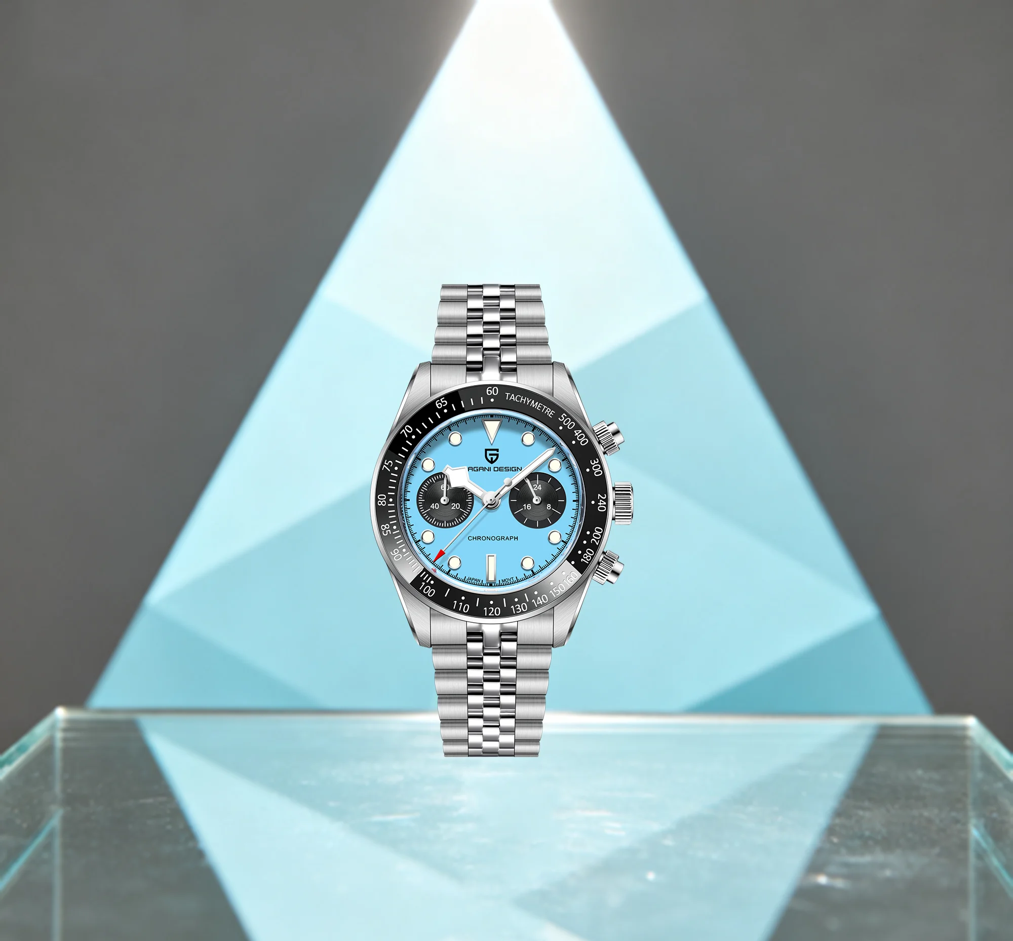 

PAGANI DESIGN 2026 Men's Quartz Watch Business All-Match Style 100-Meter Waterproof Stainless Steel Chronograph Luminous Pointer