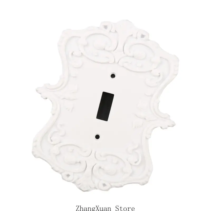 Wandplatteneinfassung mit erhabenem dekorativem Blatt- und Schriftdetail 3XUF – Detail 8
