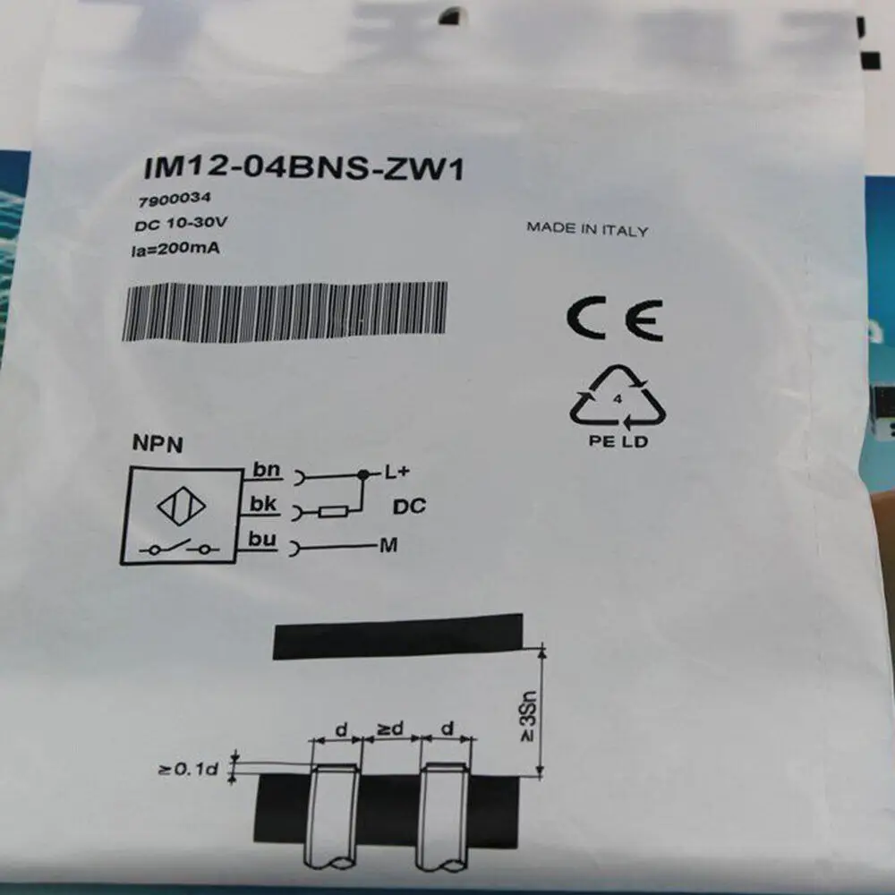For SICK IM12-04BNS-ZW1 IM1204BNSZW1 Proximity Switch Sensor Replacement