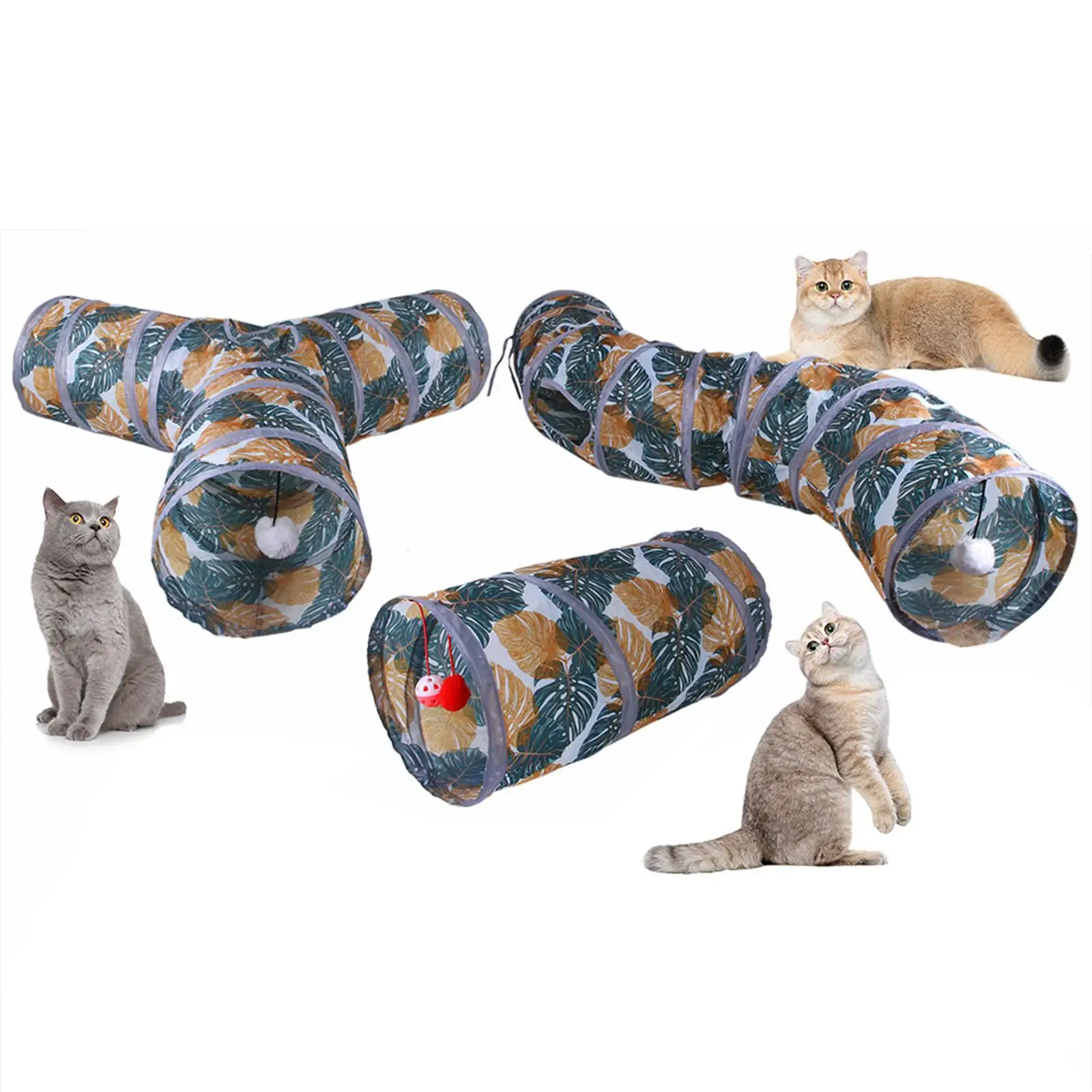 Pet Cat Funny Tunnel Puppy Mouse Hideout Guinea Pig Small Animals Indoor Pet