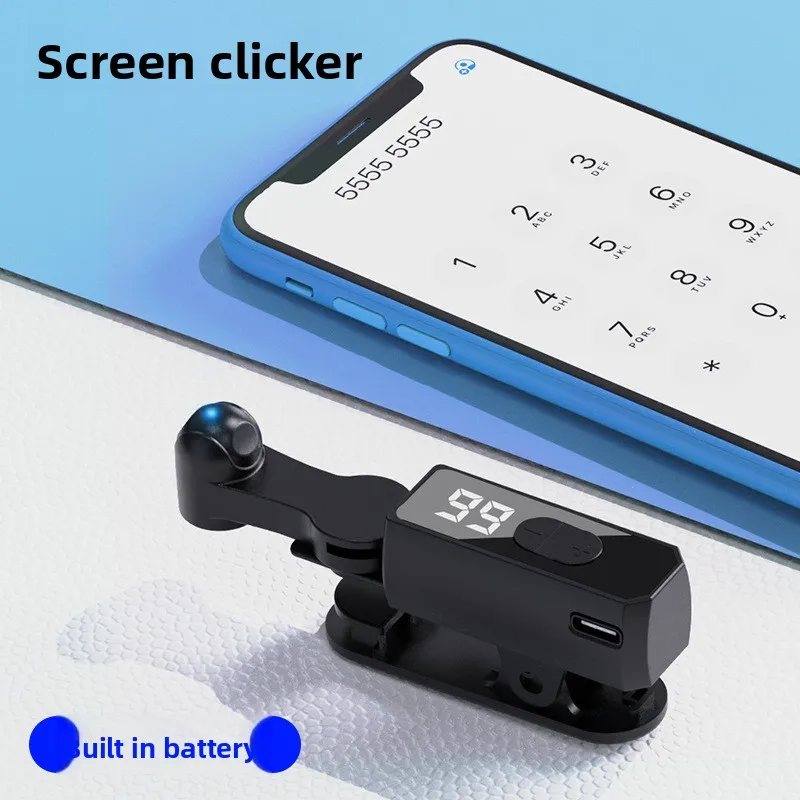 Auto Screen Clicker Device for Smartphone, Adjustable Touch Tapper Tool for Games, Apps, Live Streaming and Repeated Tapping