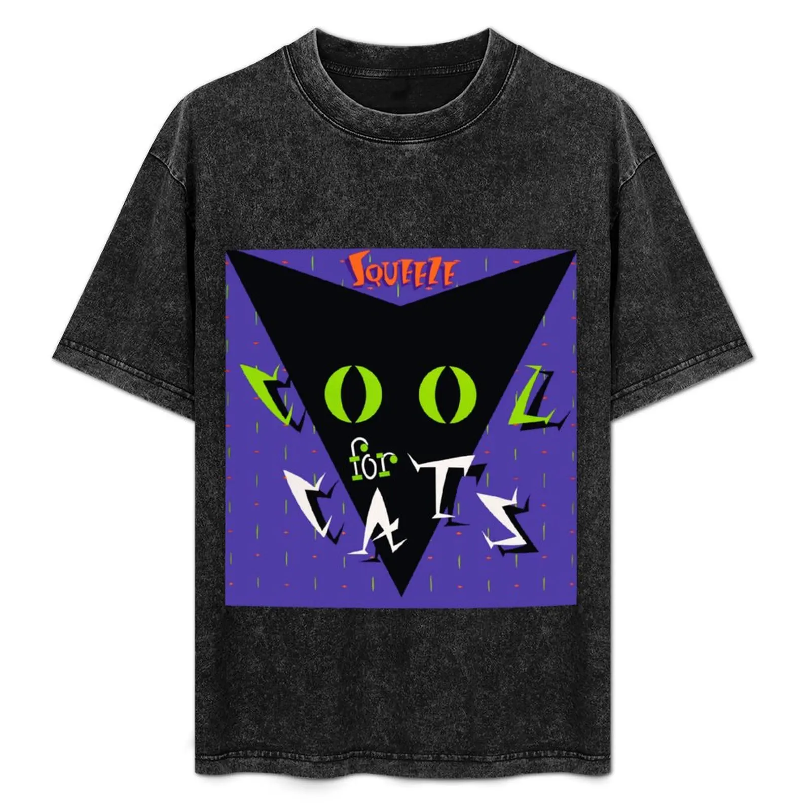 

Squeeze cool for cats T-Shirt Casual All Match Tee Shirt for Men
